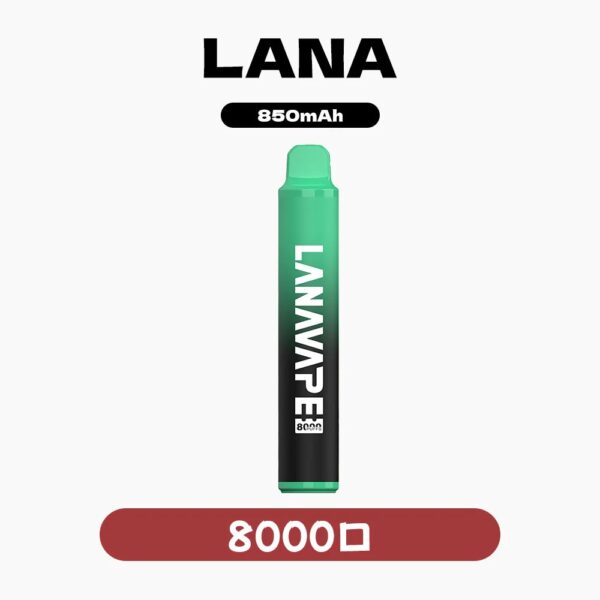 LANA ZOLT抛棄式8000口一次性✨可充電🔋超大容量👍時尚單品🔥活動【 8送1】